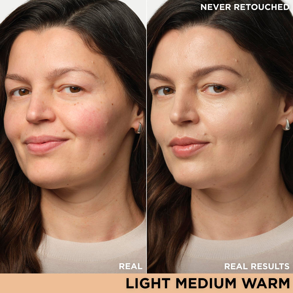 IT Cosmetics CC+ Cream (Light Medium Warm) – Full Coverage Foundation with SPF 50+, Anti-Aging Serum & Hydrating Hyaluronic Acid