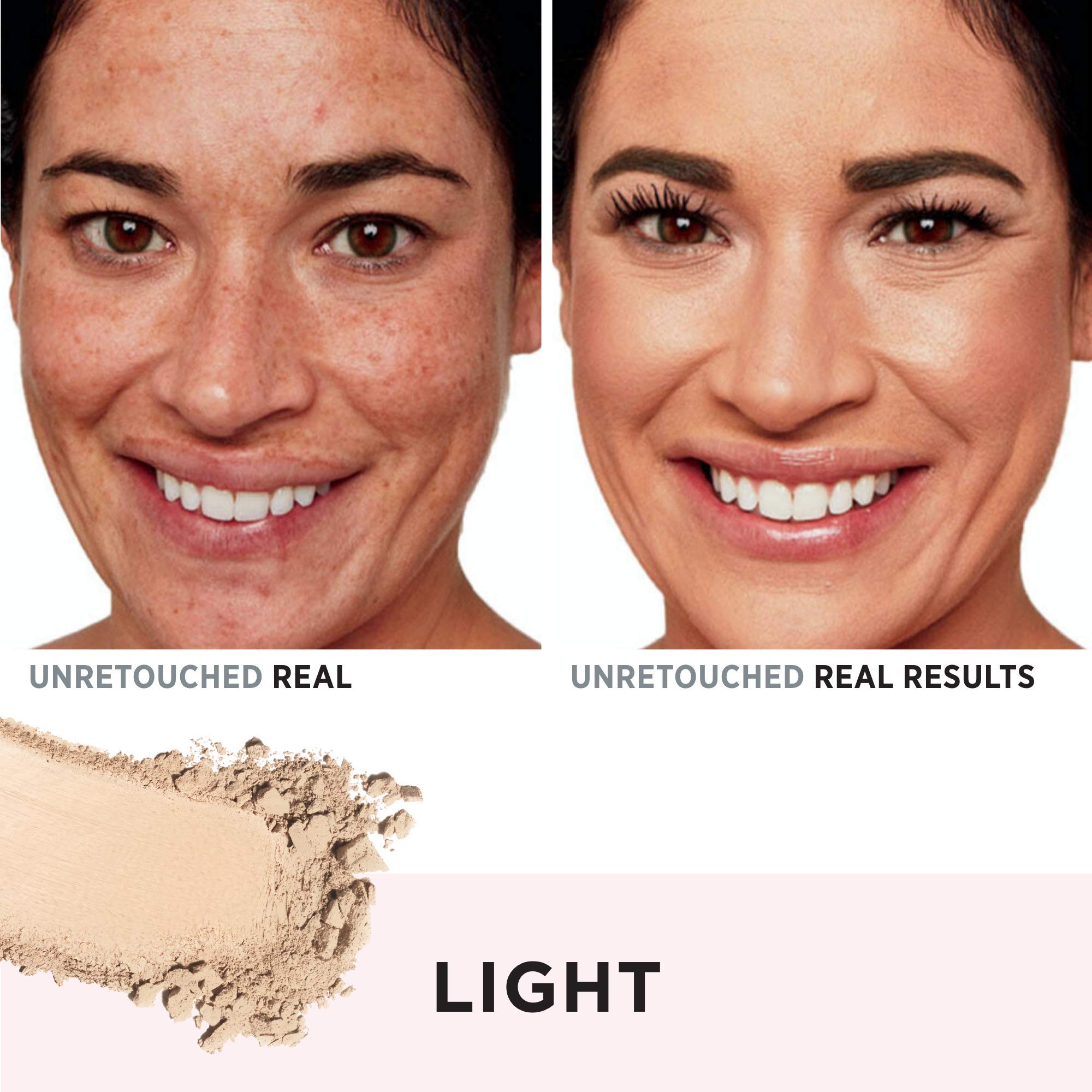 IT Cosmetics CC+ Airbrush Perfecting Powder Foundation Light — Sheer to Full Coverage, Blurs Pores & Dark Spots, Anti-Aging with Collagen & Niacinamide – 0.33 oz