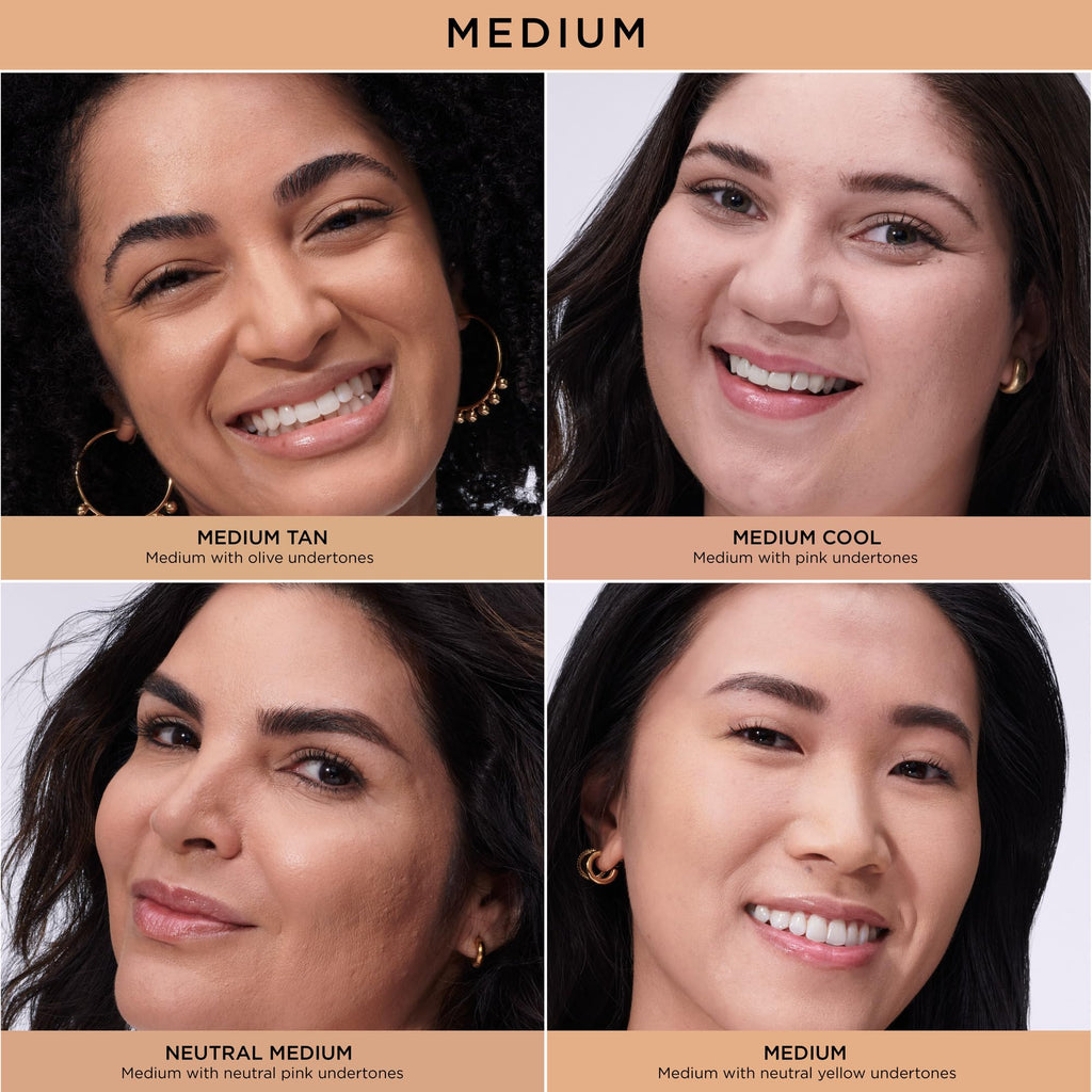 IT Cosmetics CC+ Cream Natural Matte (Medium Cool) – Poreless Full-Coverage Foundation with SPF 40