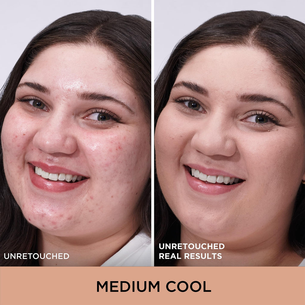 IT Cosmetics CC+ Cream Natural Matte (Medium Cool) – Poreless Full-Coverage Foundation with SPF 40