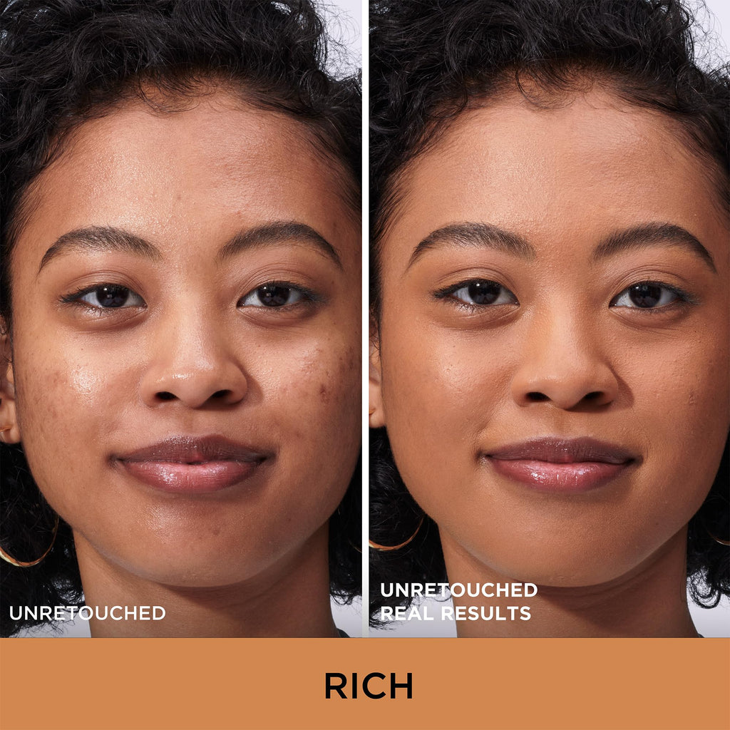 IT Cosmetics CC+ Cream Natural Matte Rich – Poreless Full-Coverage Foundation SPF 40, 16HR Shine Control, Skin-Balancing, Noncomedogenic - 1.08 fl oz