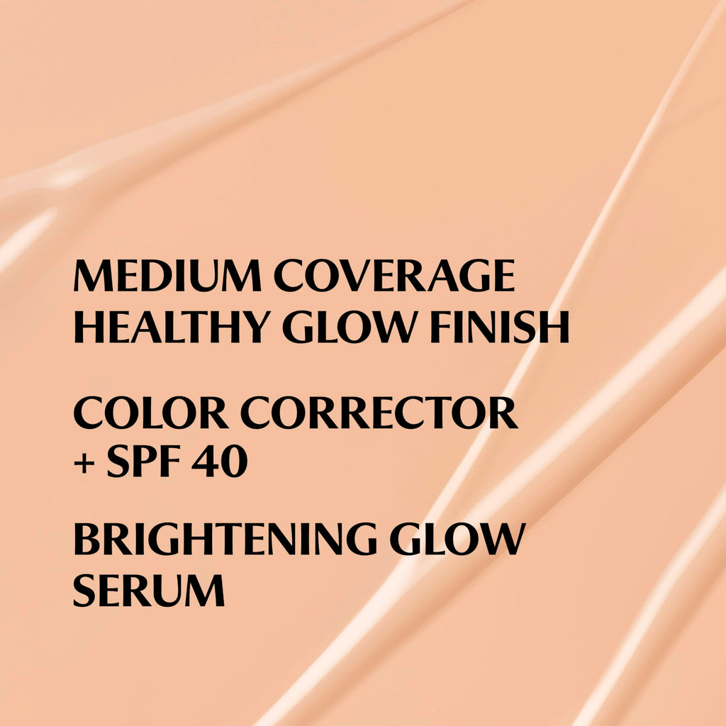 IT Cosmetics CC+ Nude Glow (Light Medium) — SPF 40 Skin Tint with Brightening Serum & 2% Niacinamide