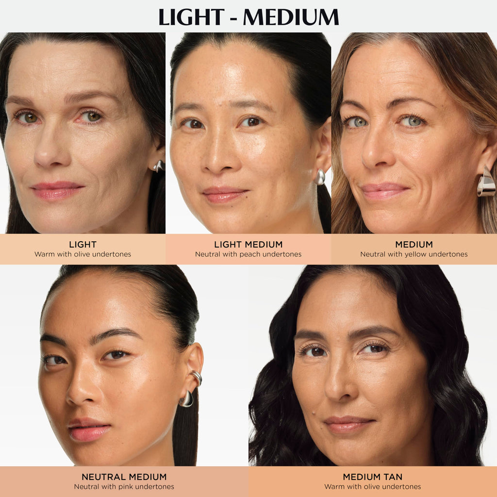 IT Cosmetics CC+ Nude Glow (Light Medium) — SPF 40 Skin Tint with Brightening Serum & 2% Niacinamide