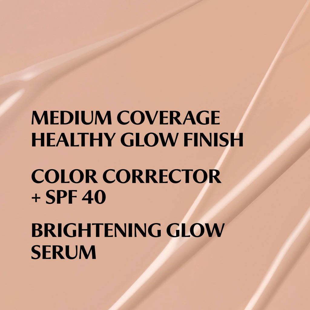 IT Cosmetics CC+ Nude Glow (Medium Cool) – SPF 40 Brightening Skin Tint with Niacinamide & HA