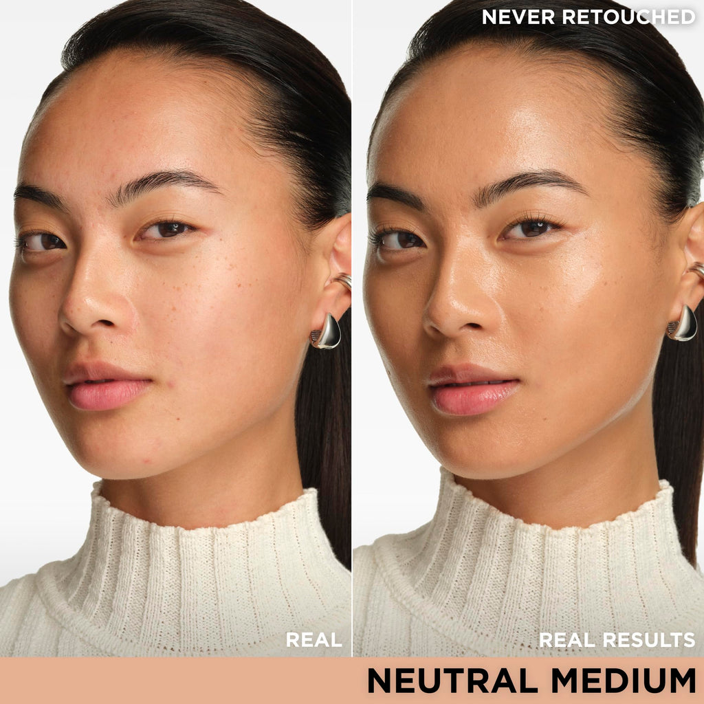 IT Cosmetics CC+ Nude Glow (Neutral Medium) – Medium Coverage Foundation with SPF 40 & Brightening Serum