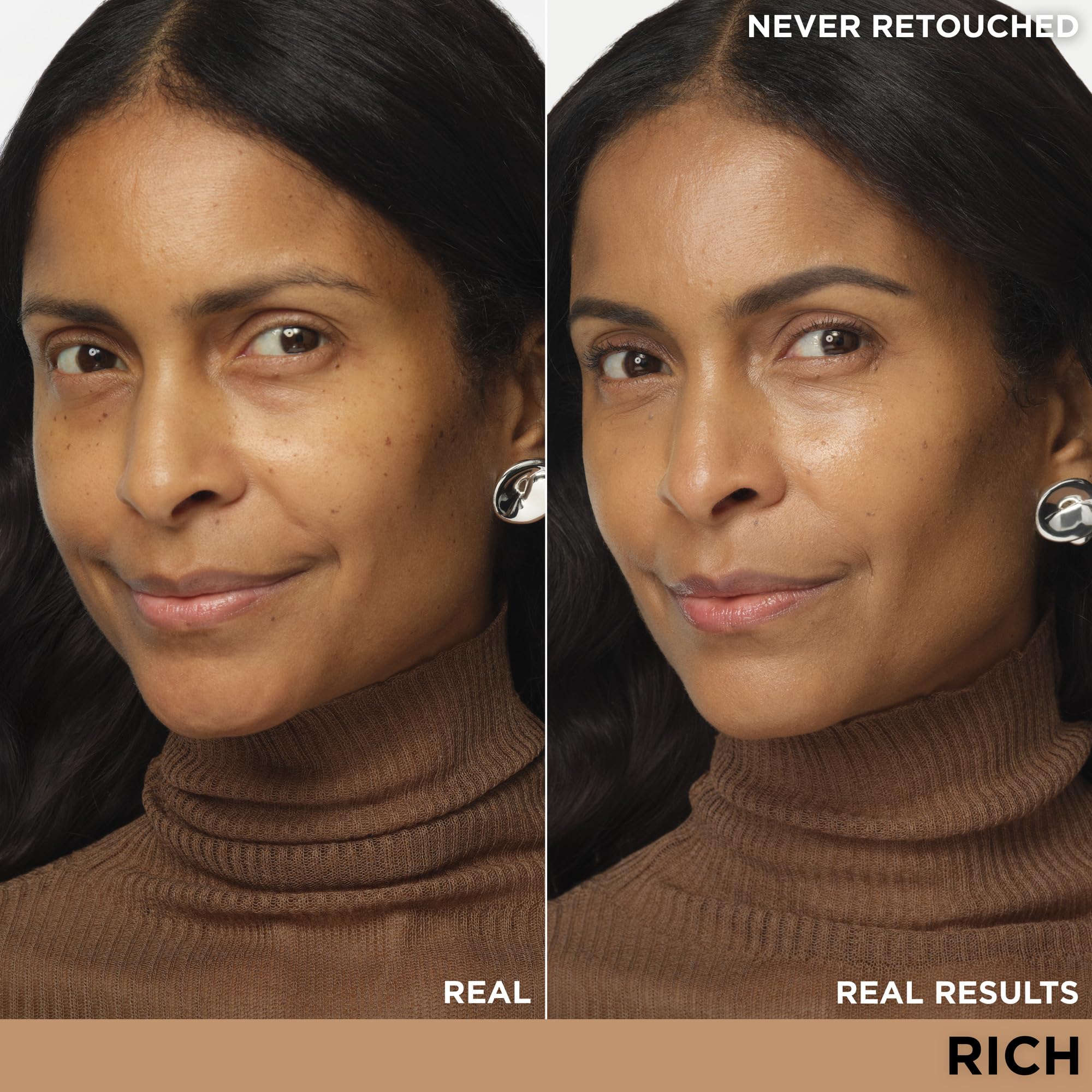 IT Cosmetics CC+ Nude Glow (Rich) — Medium Coverage Foundation with SPF 40, Brightening Serum, 2% Niacinamide