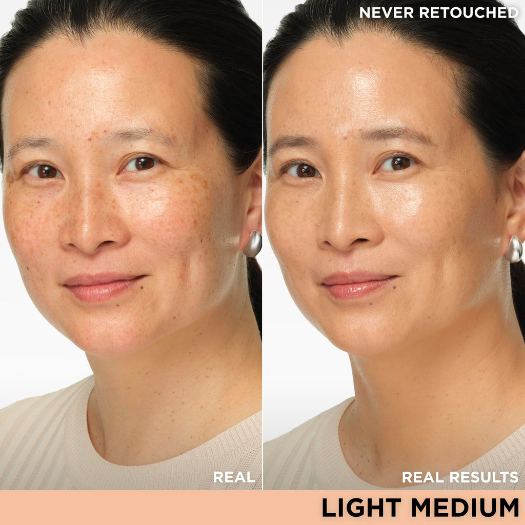 IT Cosmetics CC+ Nude Glow (Light Medium) — SPF 40 Skin Tint with Brightening Serum & 2% Niacinamide