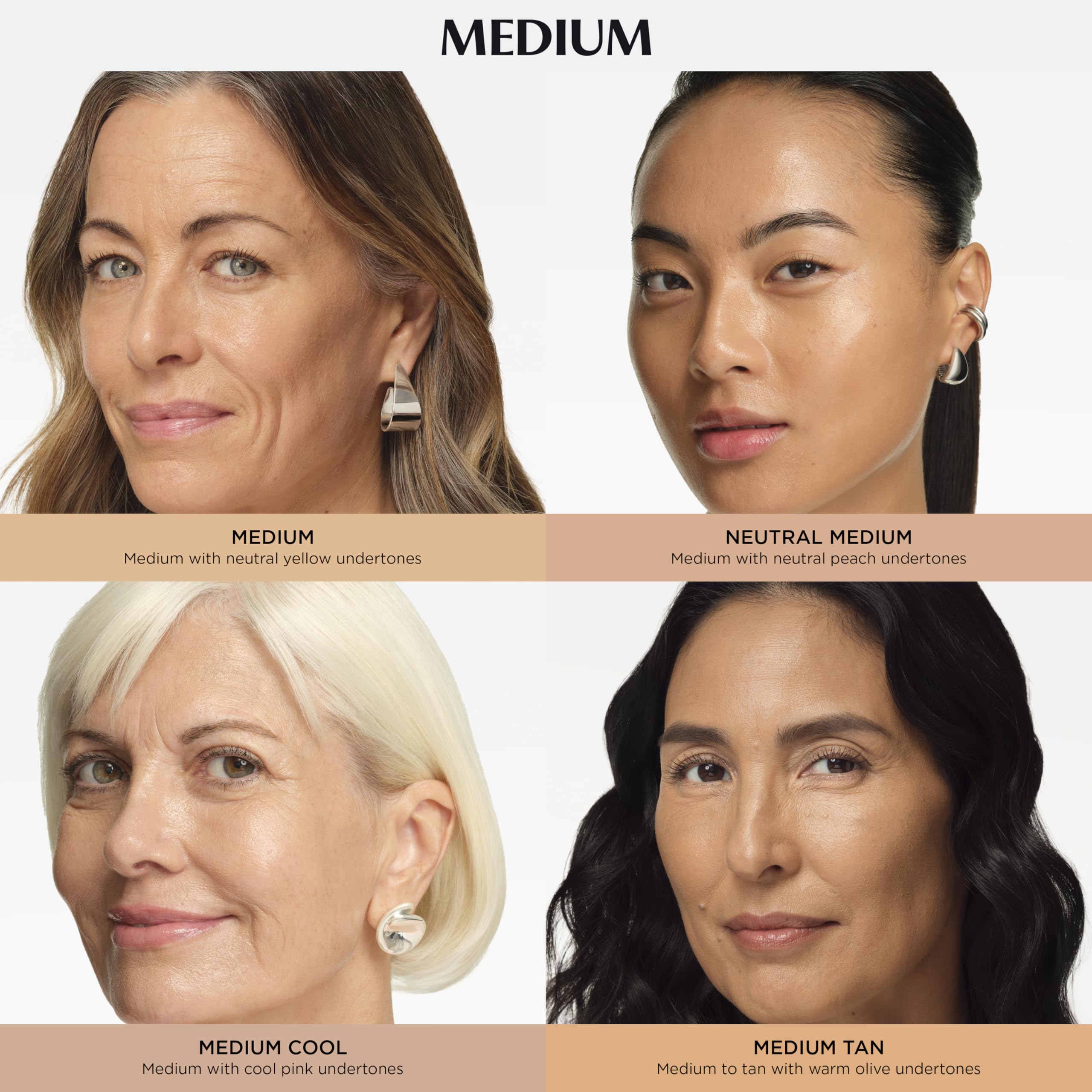 IT Cosmetics CC+ Nude Glow (Medium Cool) – SPF 40 Brightening Skin Tint with Niacinamide & HA