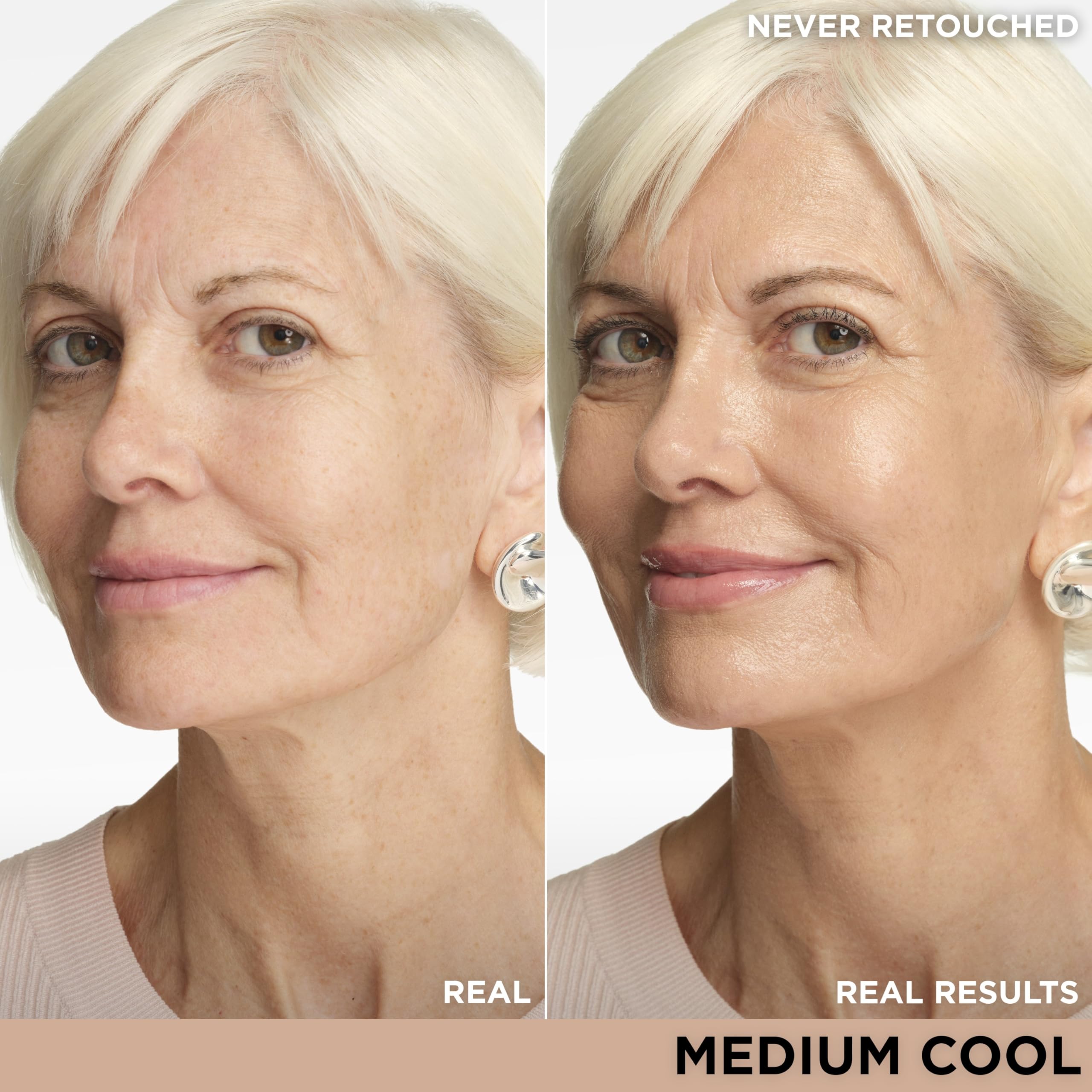 IT Cosmetics CC+ Nude Glow (Medium Cool) – SPF 40 Brightening Skin Tint with Niacinamide & HA