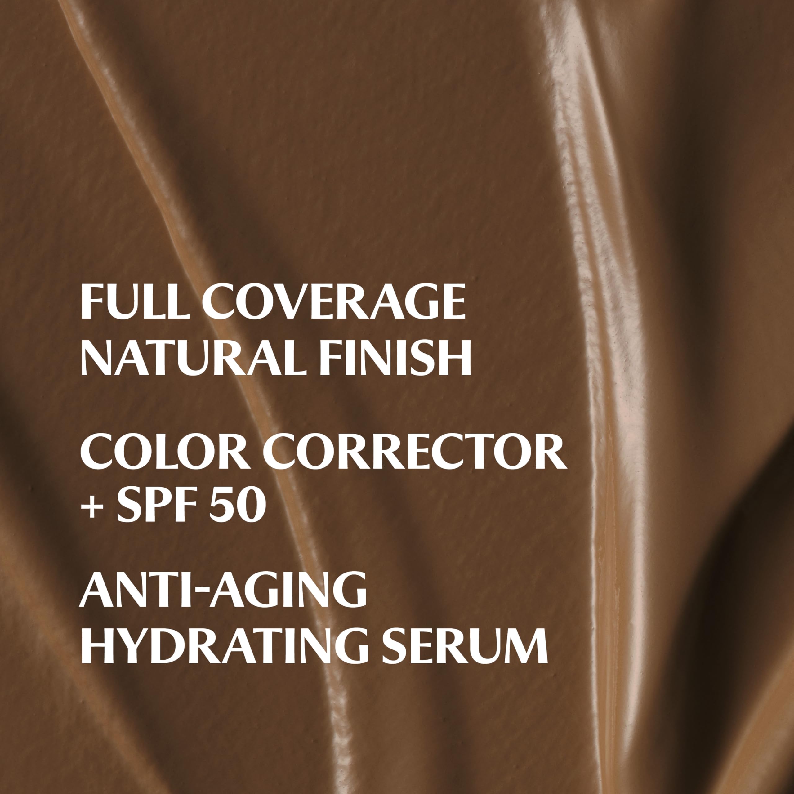 IT Cosmetics CC+ Cream Deep Mocha – Full Coverage Foundation with SPF 50+ + Hyaluronic Acid & Peptides