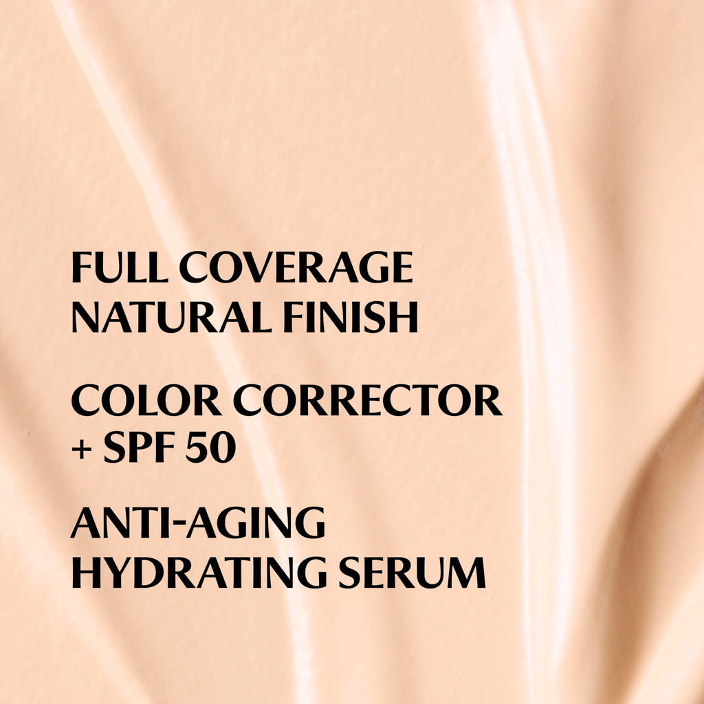 IT Cosmetics CC+ Cream (Fair Beige) – Full Coverage Foundation with SPF 50+, Hydration & Anti-Aging Serum