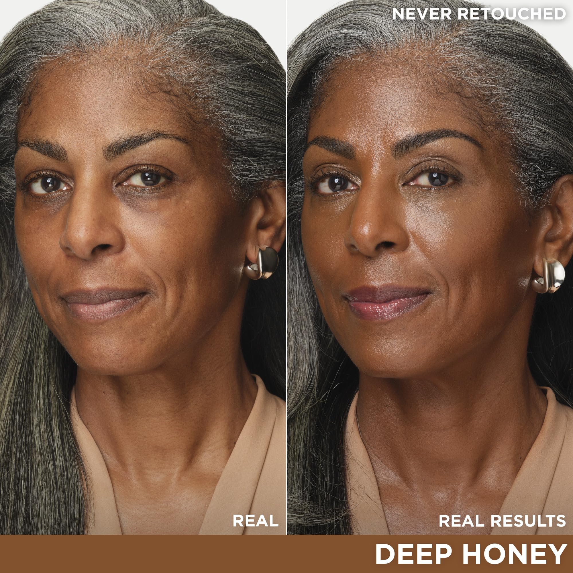 IT Cosmetics CC+ Cream Travel (Deep Honey) – Full-Coverage SPF 50+ Foundation with Hydrating Serum
