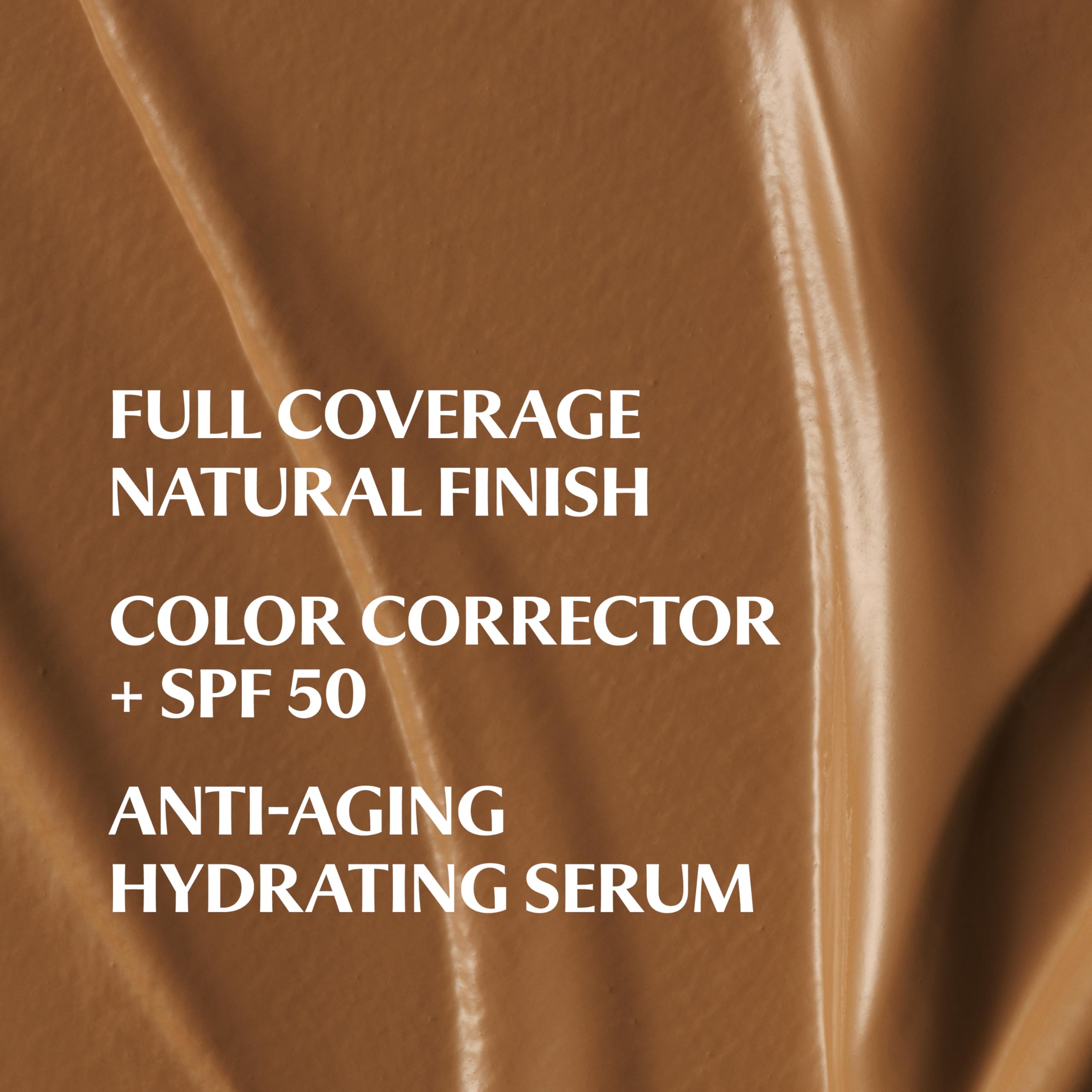 IT Cosmetics CC+ Cream Travel (Deep Honey) – Full-Coverage SPF 50+ Foundation with Hydrating Serum