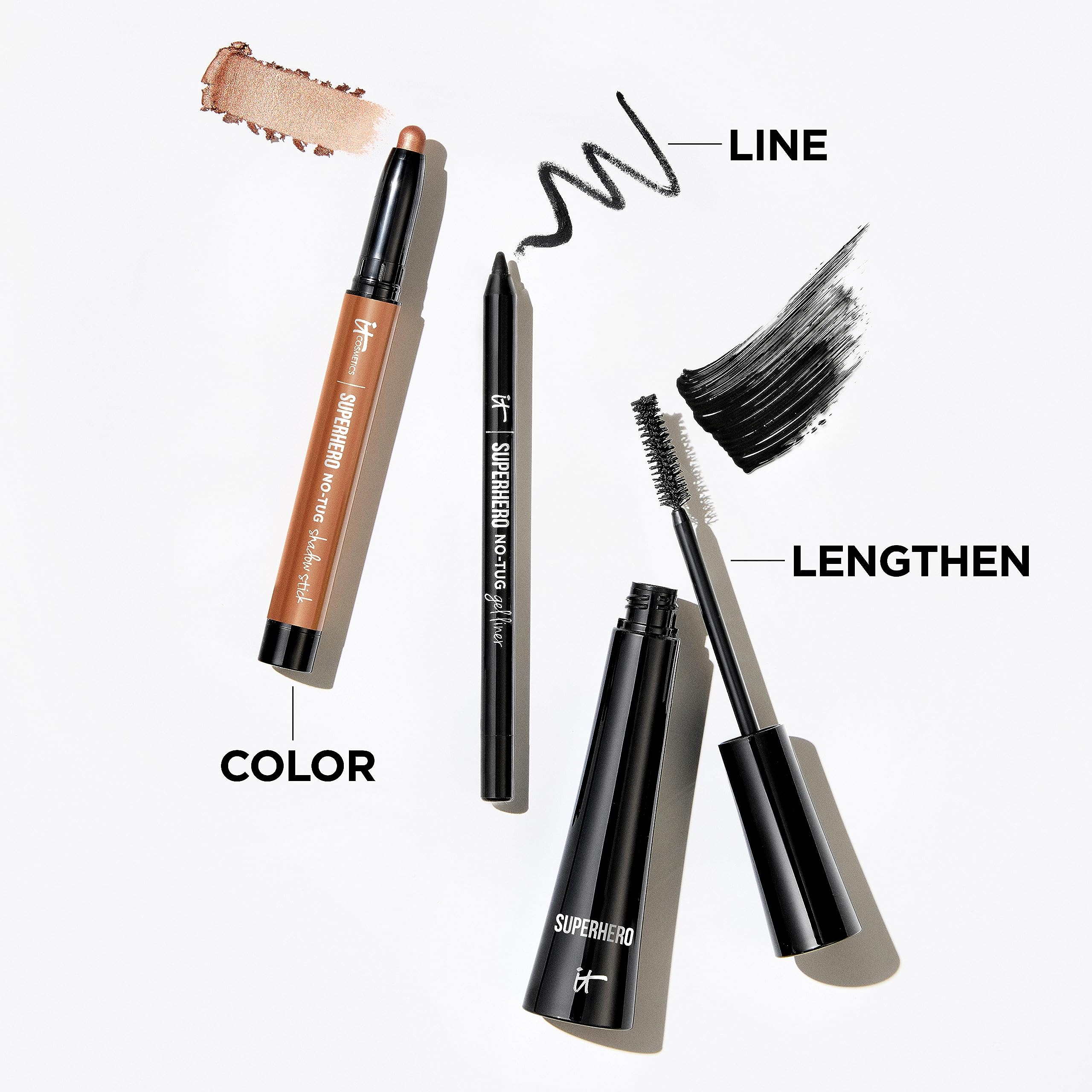 IT Cosmetics Superhero No-Tug Waterproof Eyeshadow Stick – Mighty Mauve