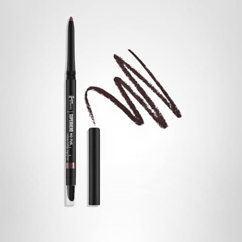 IT Cosmetics Superhero No-Tug Retractable Eyeliner – Brown, Waterproof, All-Day Wear