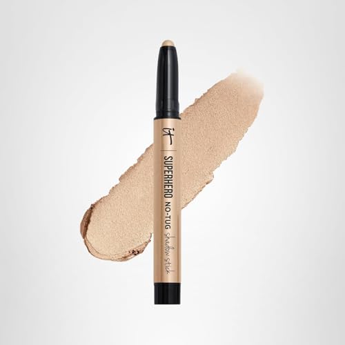 IT Cosmetics Superhero No-Tug Waterproof Shadow Stick – Bold Bubbly | Longwear Cream Eyeshadow