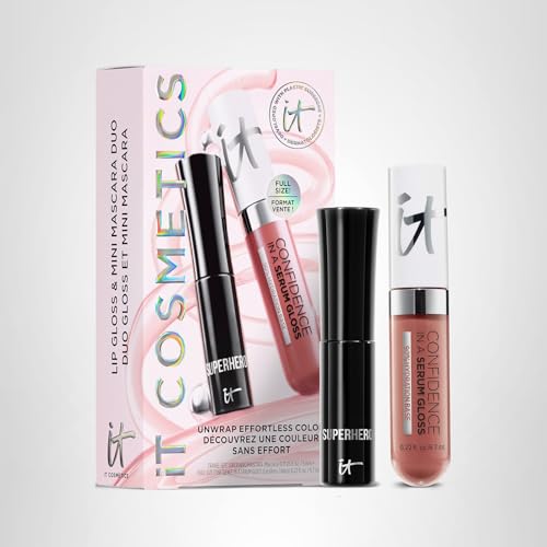 IT Cosmetics Unwrap Effortless Color: Lip Gloss & Mascara Gift Set