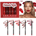 Italia Deluxe Exclusive Edition Top Five Lip Kit — Mousse Matte Lipsticks + UltraFine Lipliners