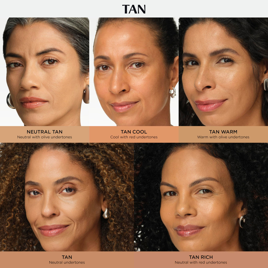 IT Cosmetics CC+ Cream Tan Cool – Full Coverage Foundation SPF 50+ with Hyaluronic Acid & Peptides