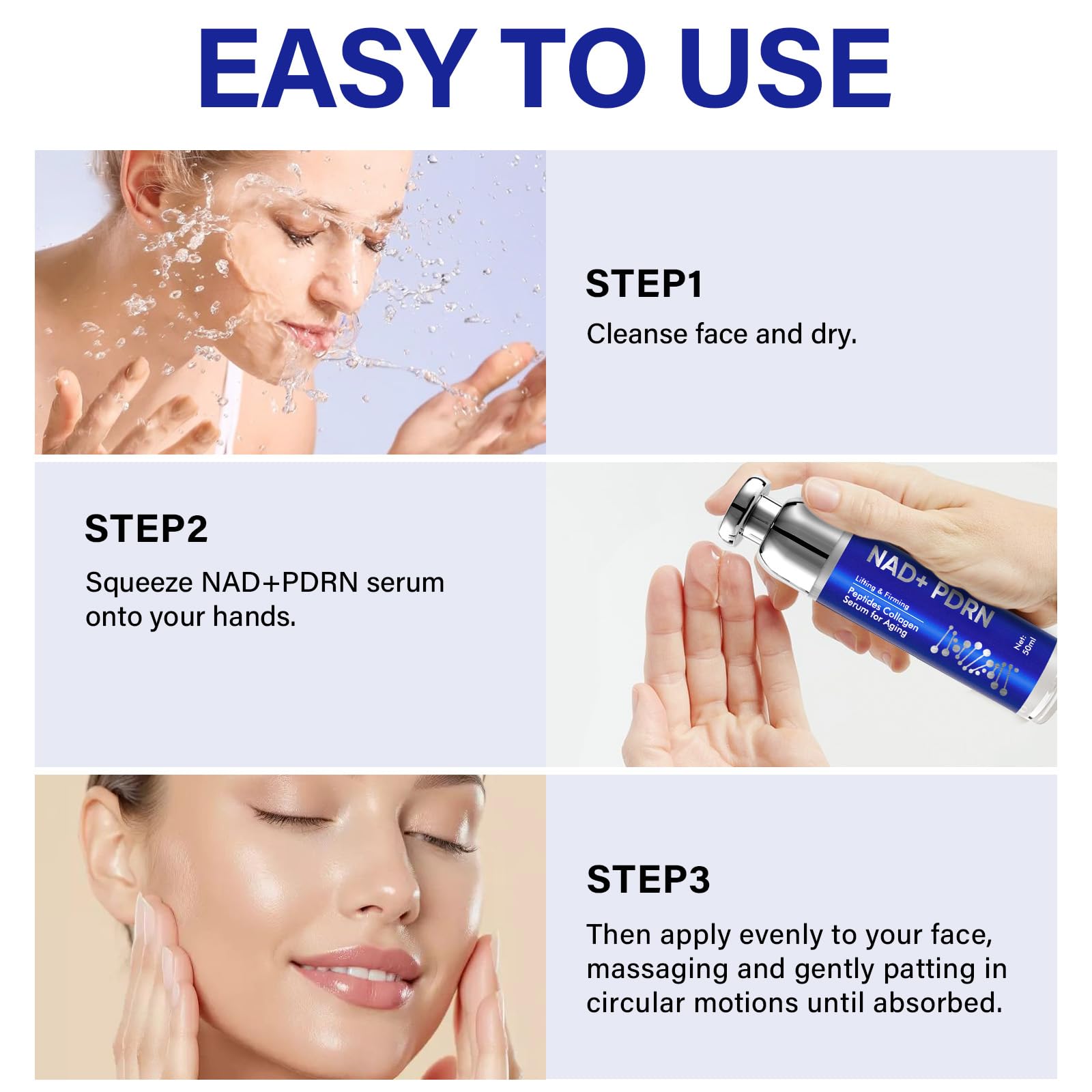 ITECFREELY PDRN Serum – Lifts & Firms, Deep Moisturization with Peptides & PDRN