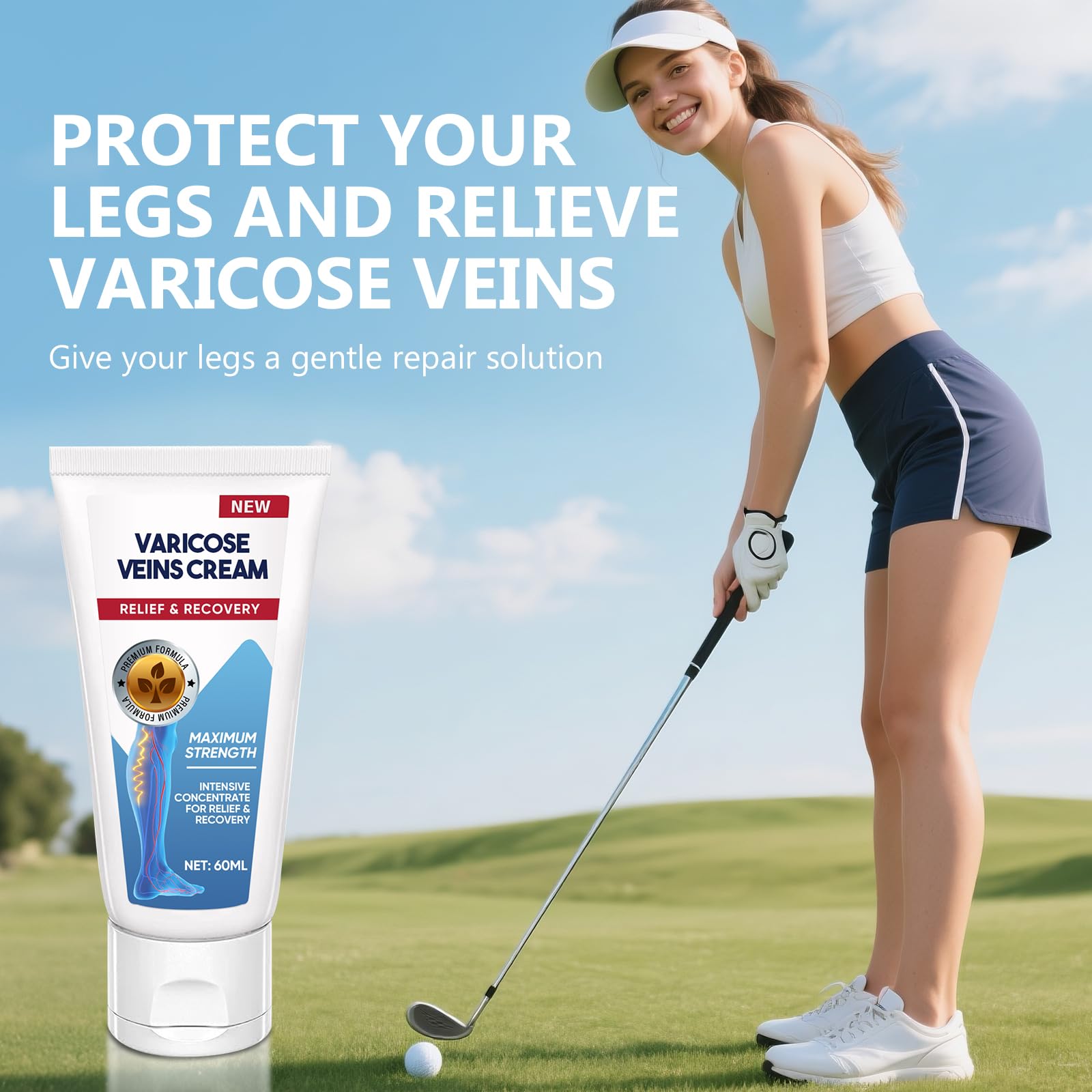 ITECFREELY Varicose Veins Cream – Improve Circulation & Leg Comfort