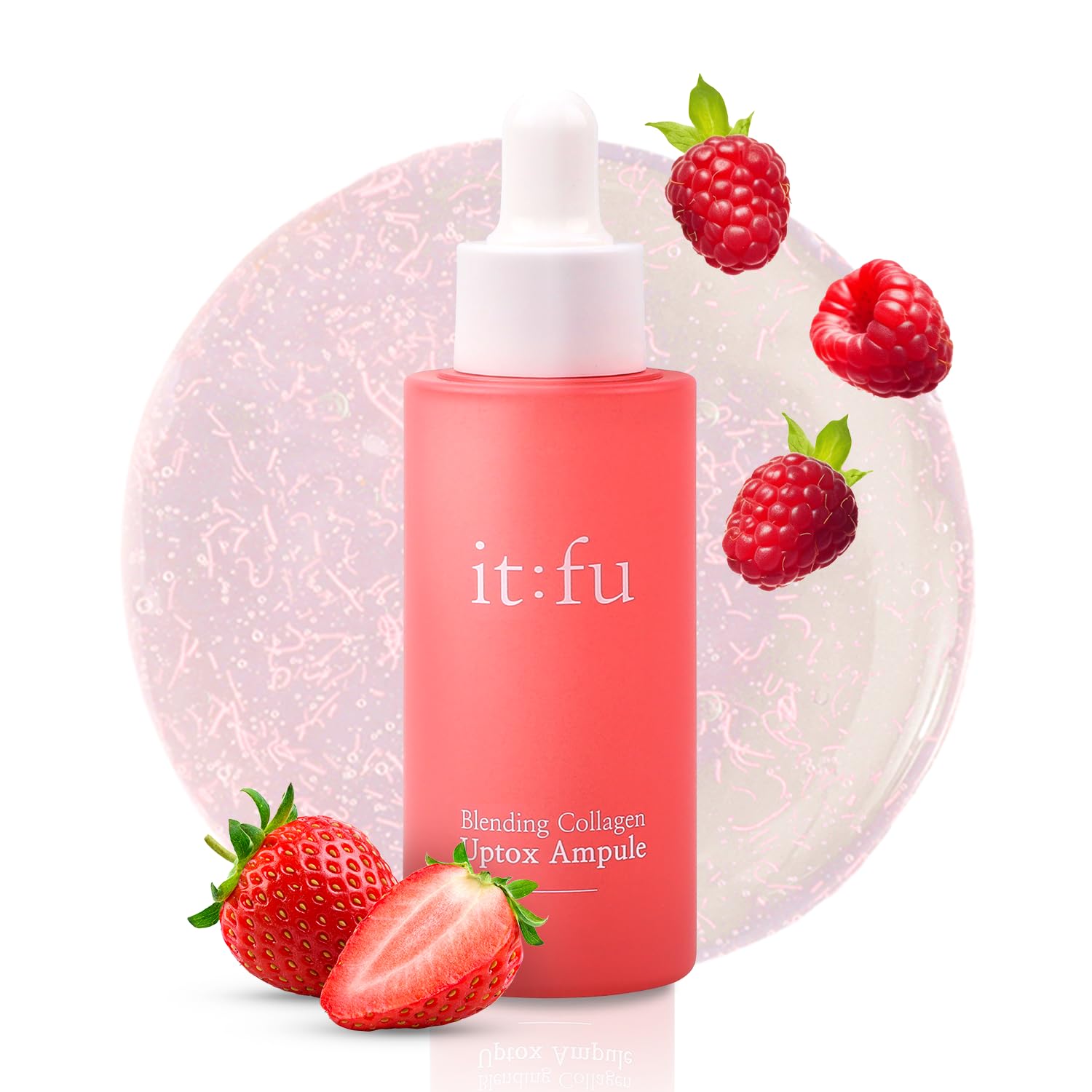 it:fu Blending Collagen UpTox Ampoule | Salmon DNA + Copper Peptides Serum | Retinol & Retinal | Anti-Aging & Hydration (1.01 oz)
