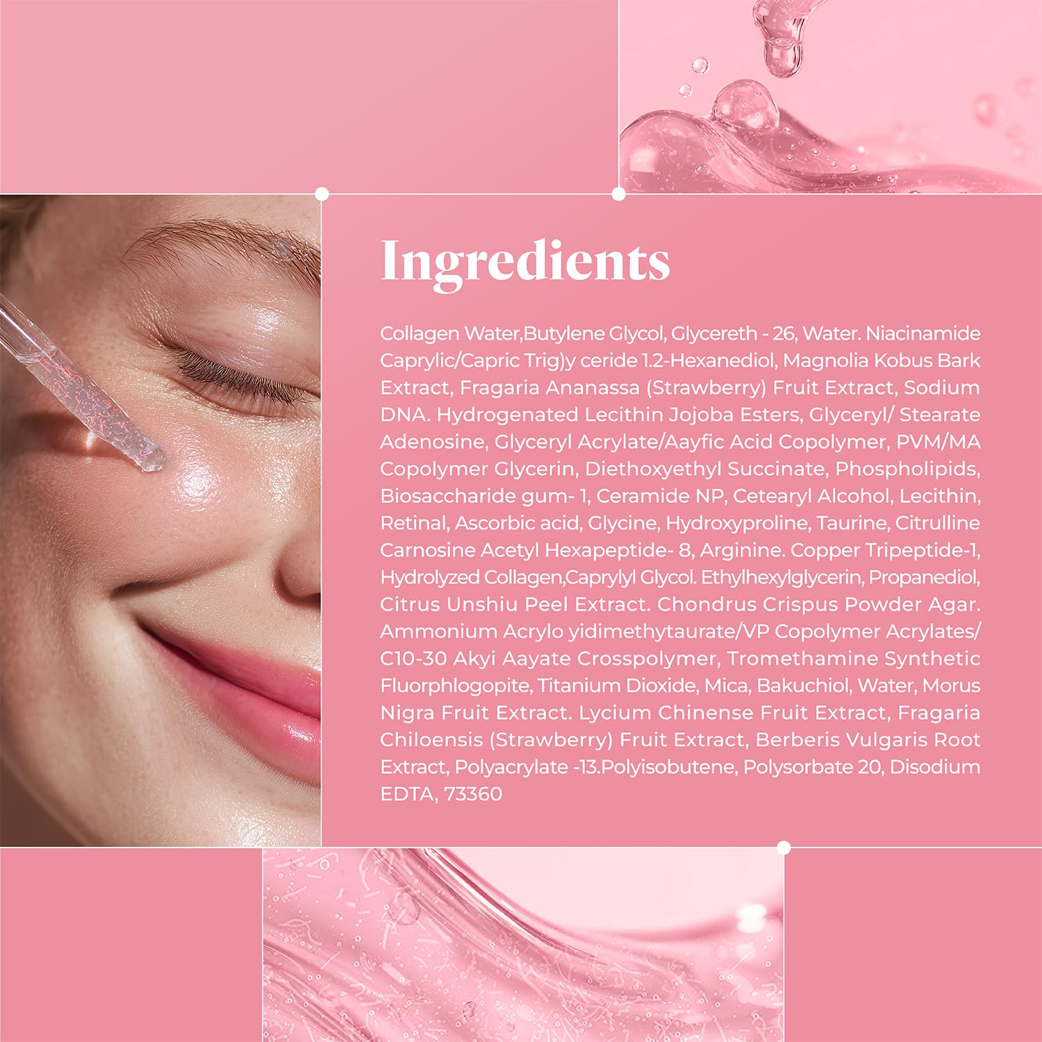 it:fu Blending Collagen UpTox Ampoule | Salmon DNA + Copper Peptides Serum | Retinol & Retinal | Anti-Aging & Hydration (1.01 oz)
