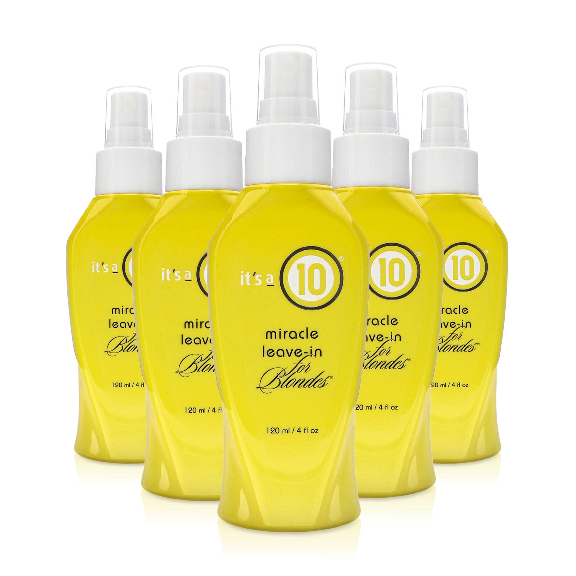 it's a 10 Haircare Miracle Leave-In Conditioner for Blondes – 4 oz Pack of 5