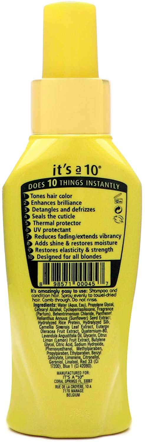 It's a 10 Haircare Miracle Leave-In for Blondes - 4 fl oz
