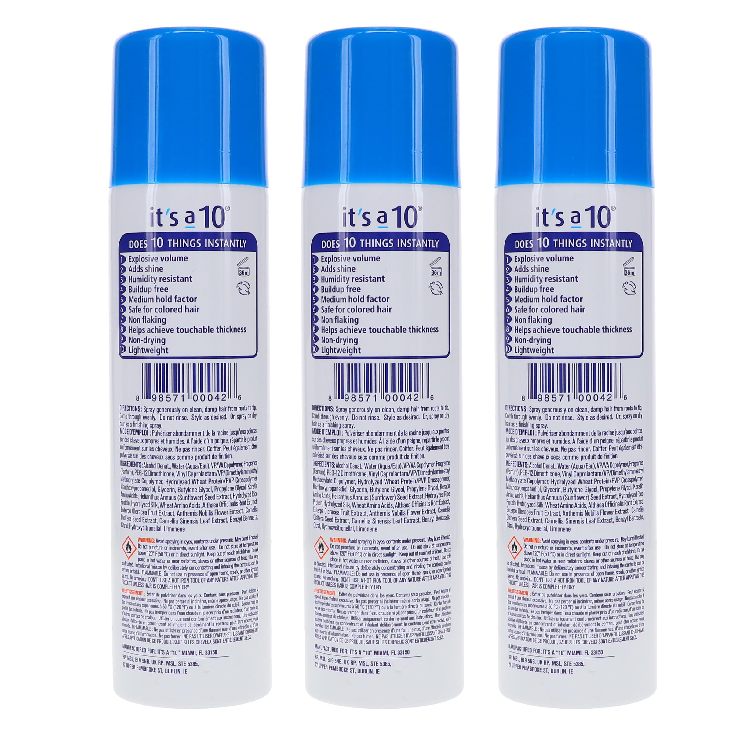 It's a 10 Haircare Miracle Blowdry Volumizer, 6 fl oz (Pack of 3)