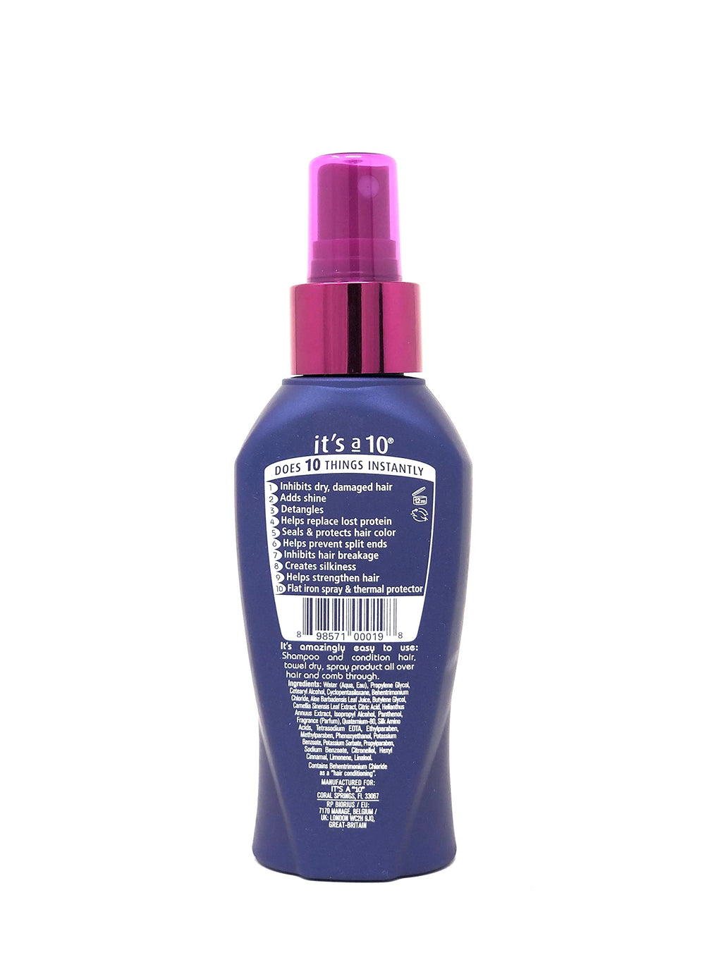 It's a 10 Haircare Miracle Leave-In – Pack of 2, 4 fl oz