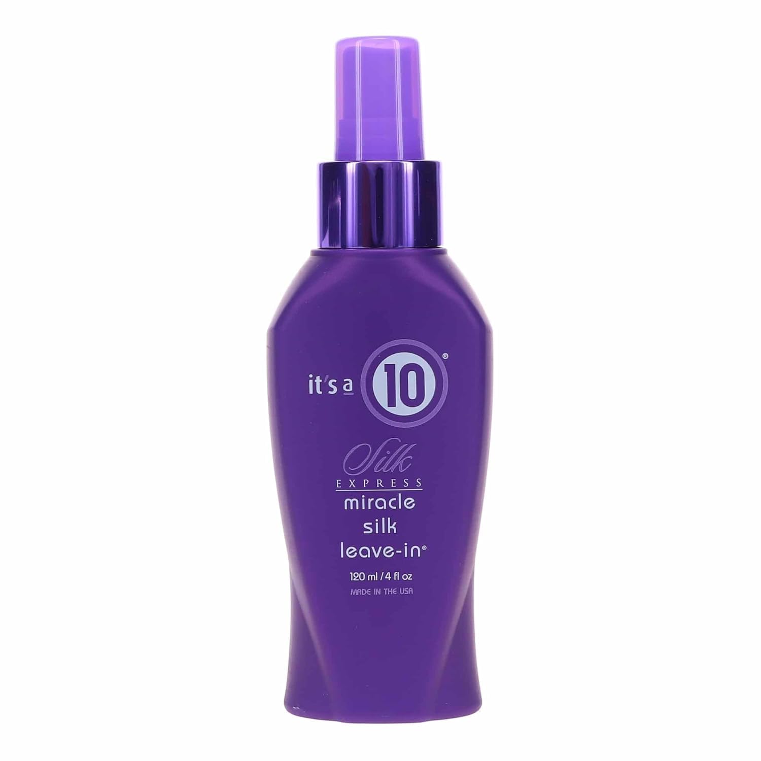 It's a 10 Haircare Silk Express Miracle Leave-In Product - 4 Fl Oz | Lightweight Detangler & Heat-Prep