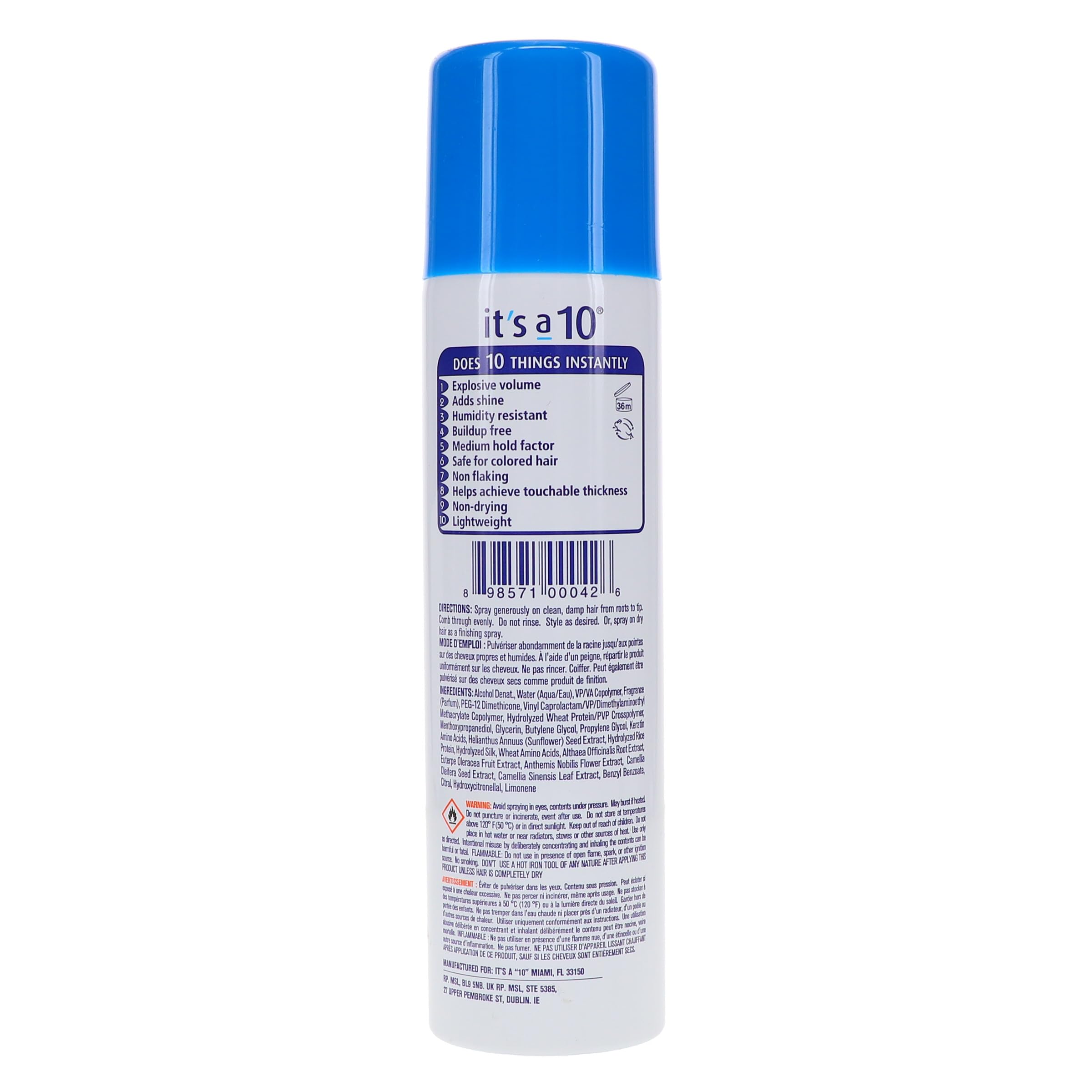 It's A 10 Miracle Blowdry Volumizer 6 Oz – Lightweight Root Lift for Volume & Shine