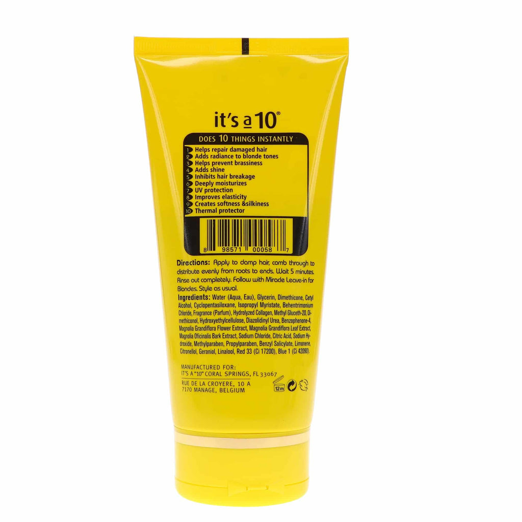 It's A 10 Miracle Five Minute Hair Repair Conditioner for Blondes – 5 oz