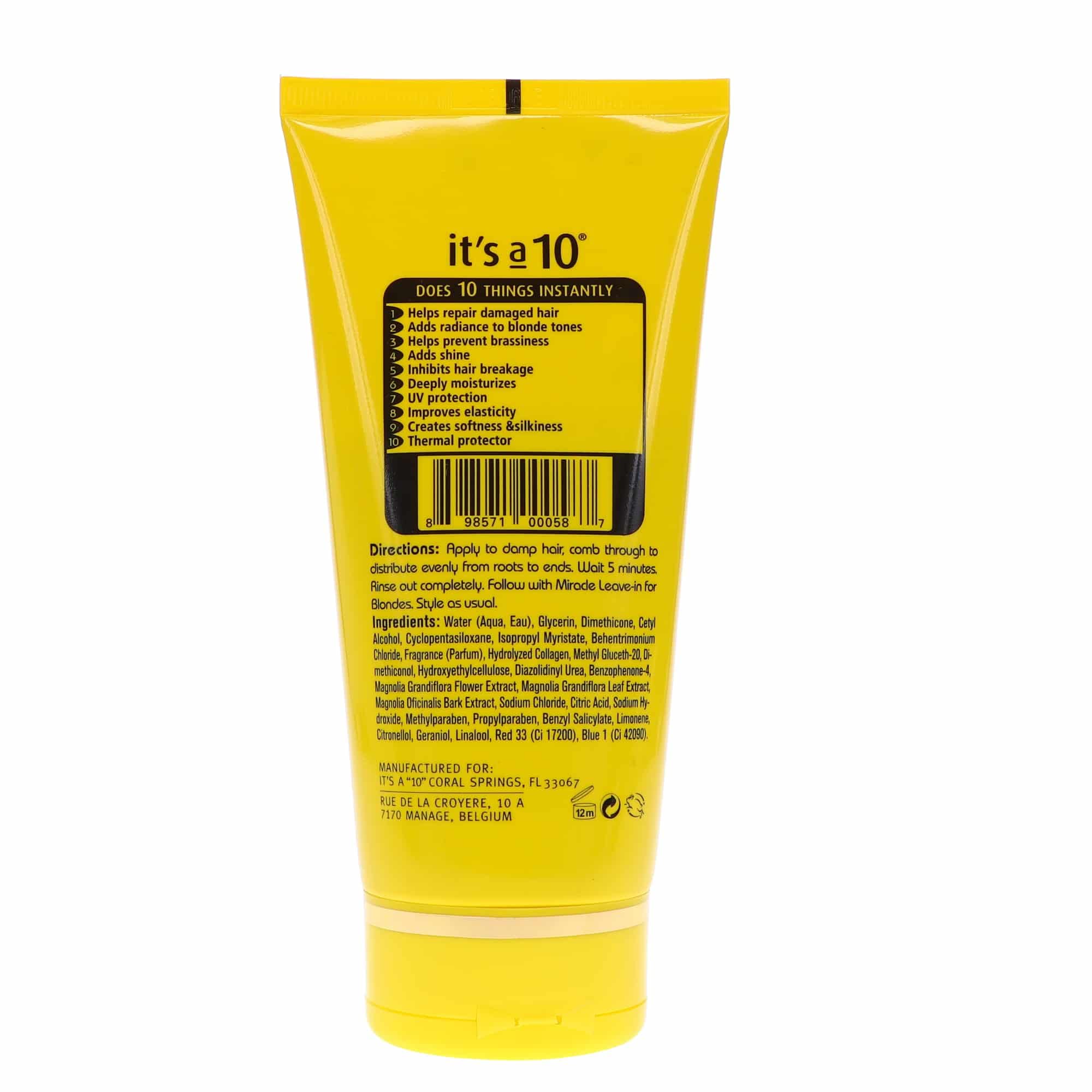 It's A 10 Miracle Five Minute Hair Repair Conditioner for Blondes – 5 oz