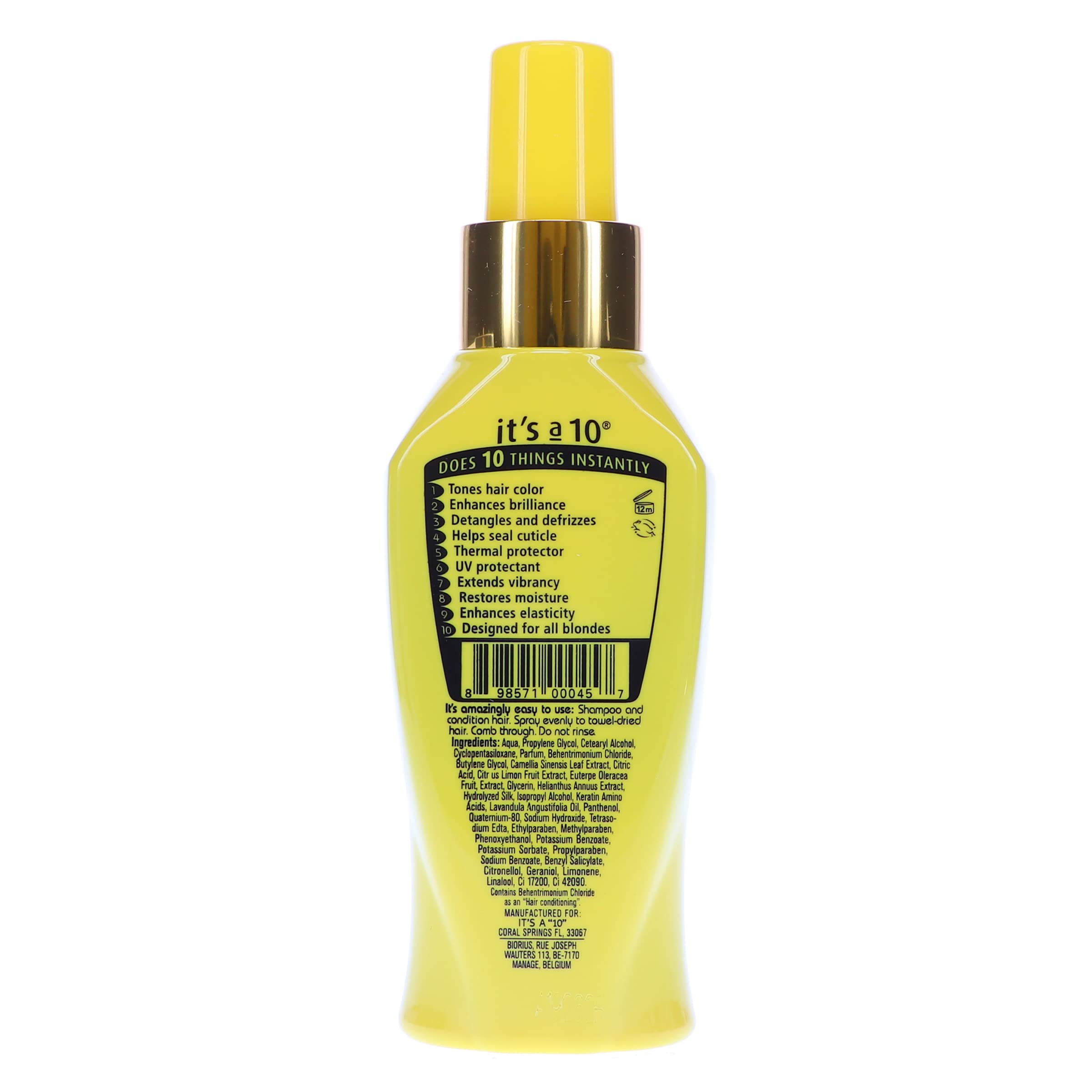 ITS A 10 Miracle Leave-In for Blondes – 4 oz (Pack of 2)