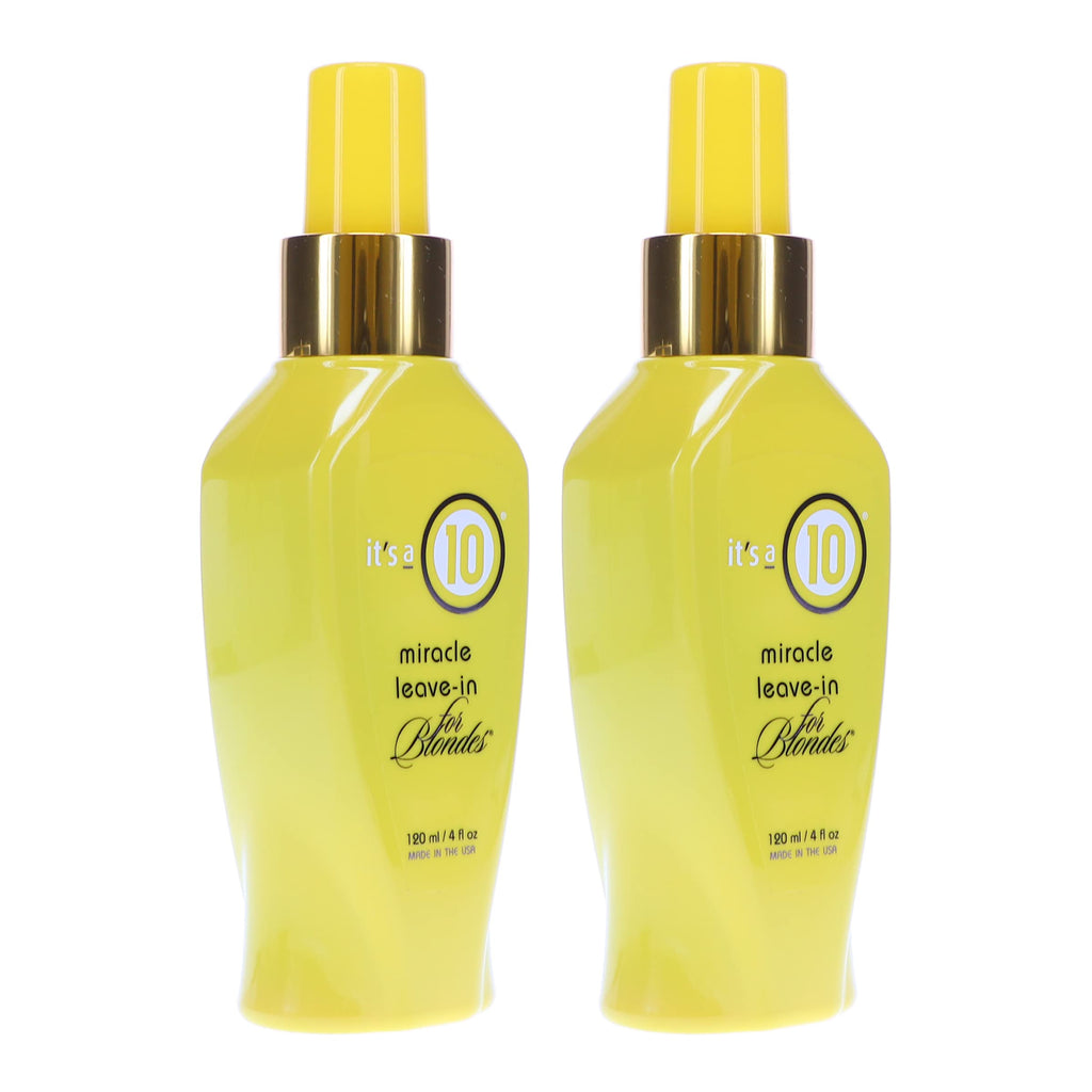 ITS A 10 Miracle Leave-In for Blondes – 4 oz (Pack of 2)