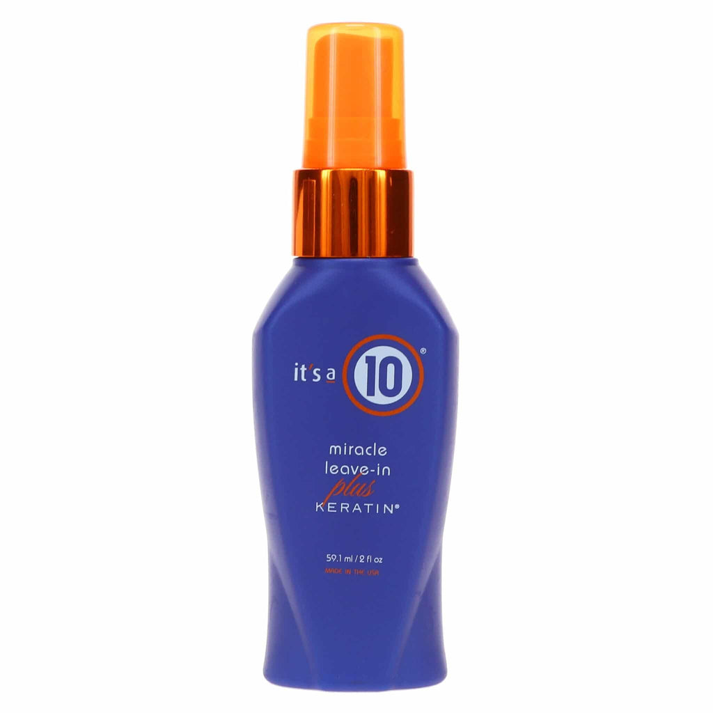 It's A 10 Miracle Leave-In Plus Keratin 2 Oz | Detangles, Smooths & Strengthens Hair