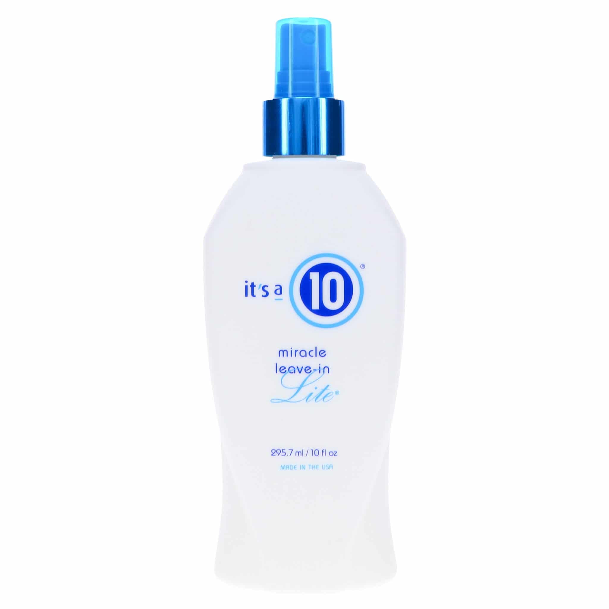 Its A 10 Miracle Leave-In Lite Unisex Hairspray – 10 oz | Lightweight Leave-In, Heat & Humidity Protection