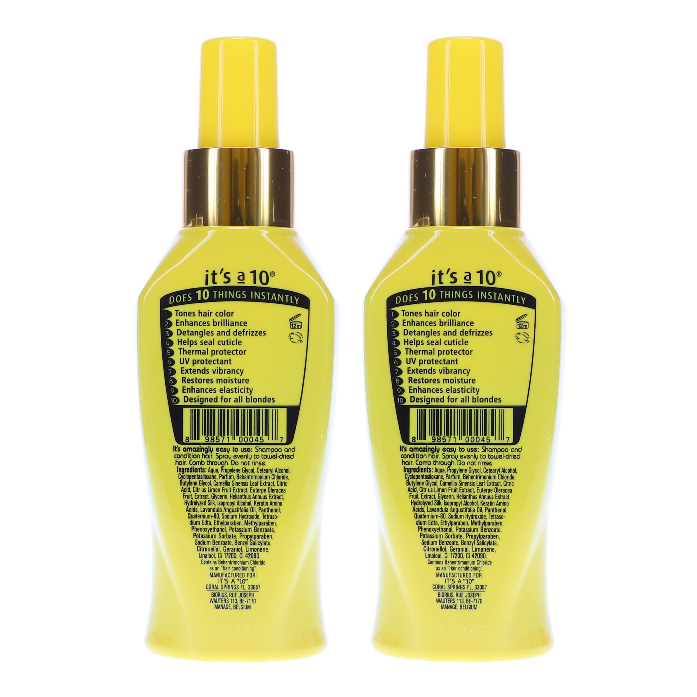 ITS A 10 Miracle Leave-In for Blondes – 4 oz (Pack of 2)