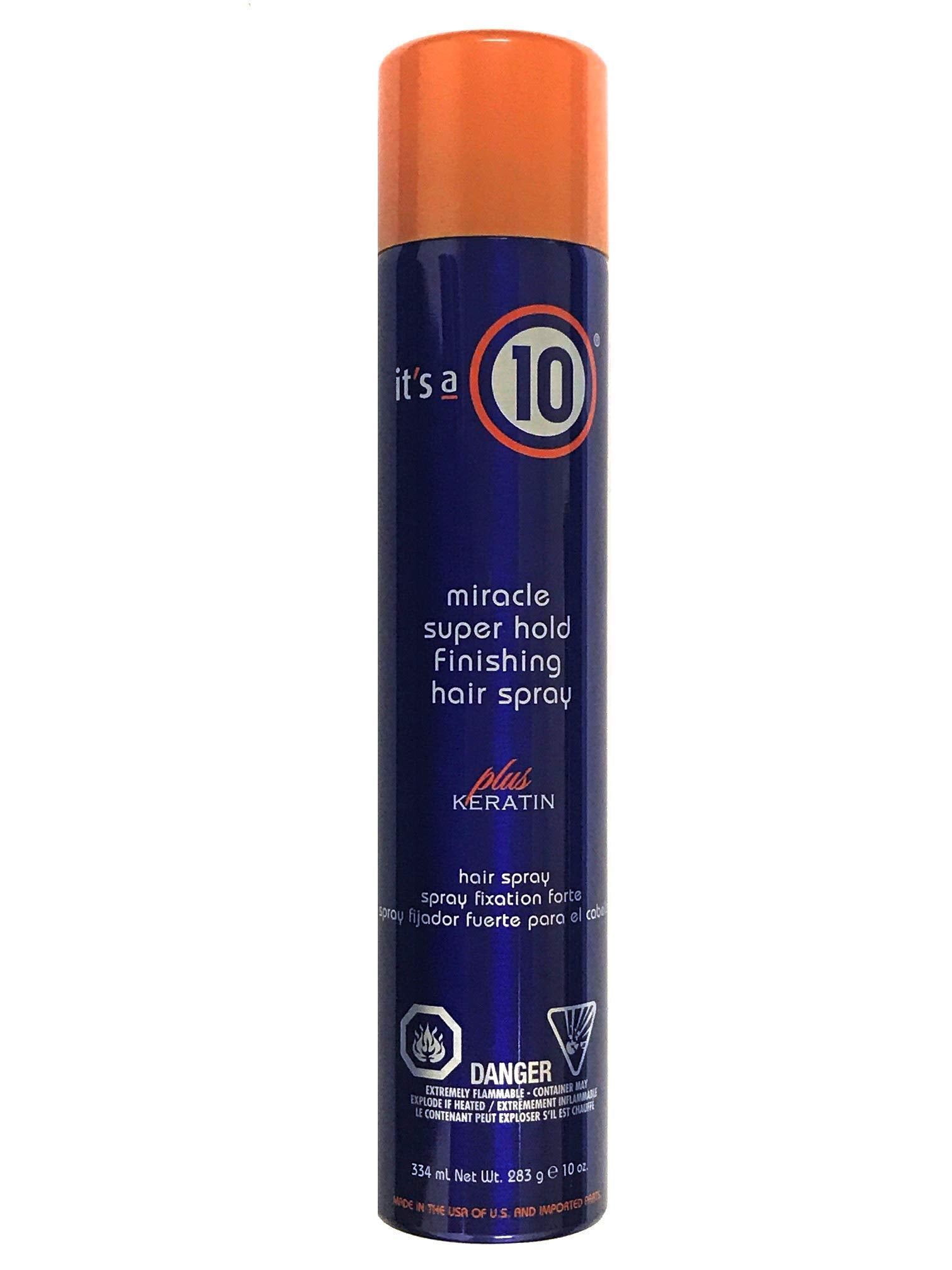 It's A 10 Miracle Super Hold Finishing Spray Plus Keratin – 10 oz