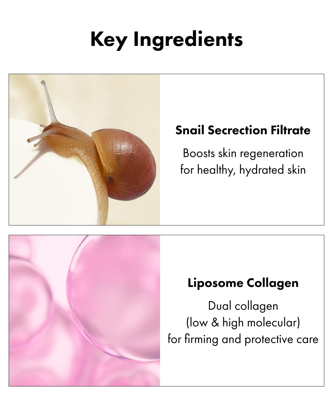 It'S SKIN Active Snail Collagen Cream – Firming, Non-Greasy Moisturizer with Snail Mucin
