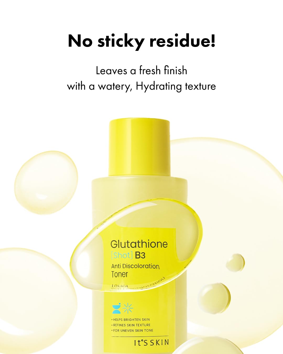 It'S SKIN Glutathione Shot B3 Toner – 99% Pure Glutathione, Deep Hydration & Tone Correction