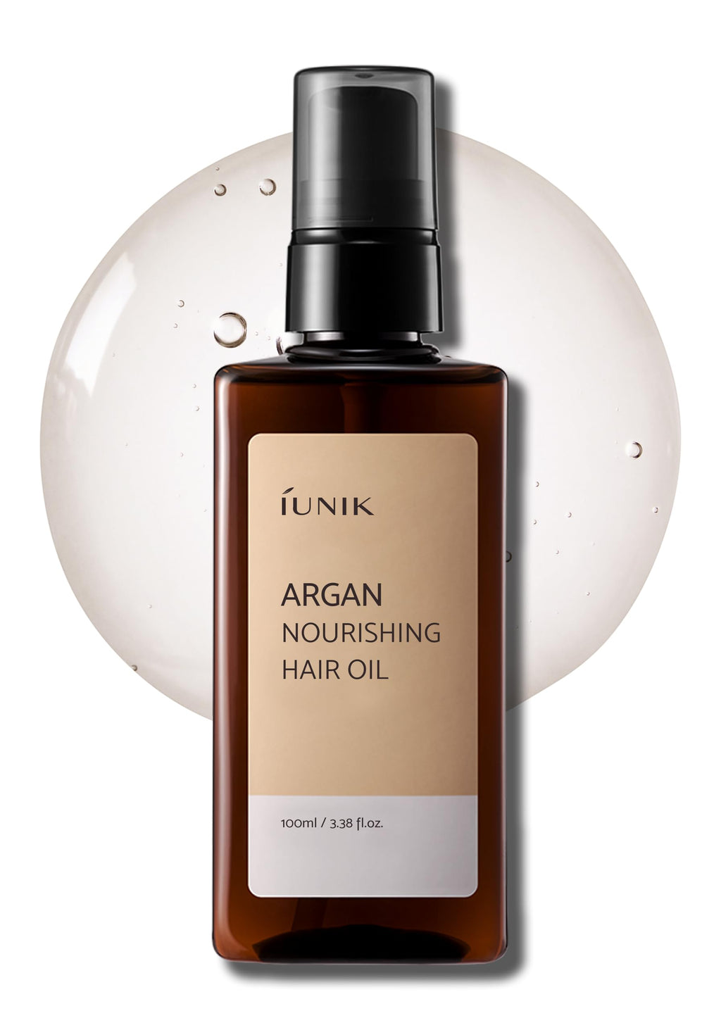 IUNIK Argan 3.9% Hair Oil Serum – Lightweight Nourishing Treatment for Dry & Damaged Hair