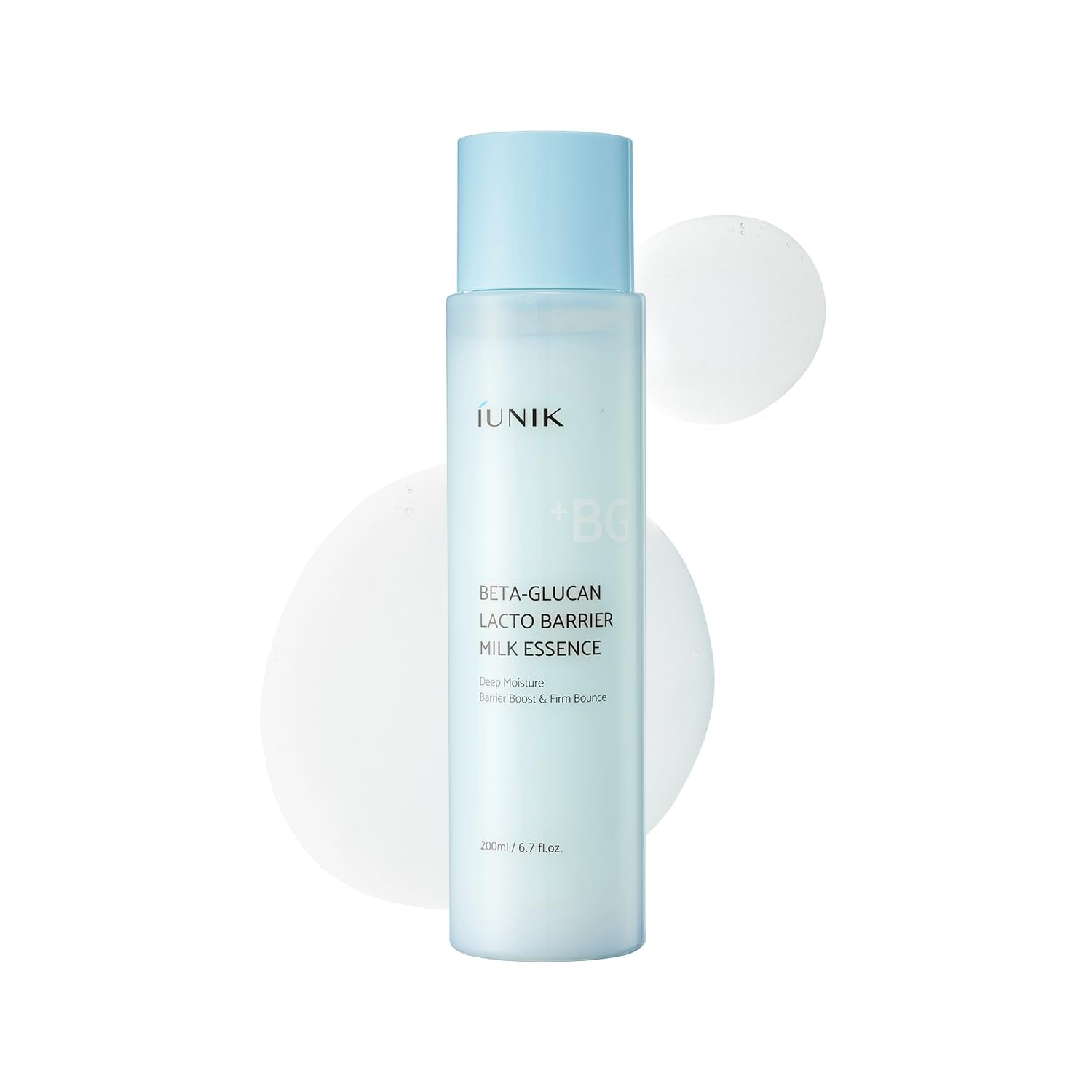IUNIK Beta-Glucan Barrier Milk Essence | Lightweight Hydration for Sensitive Skin | 200ml