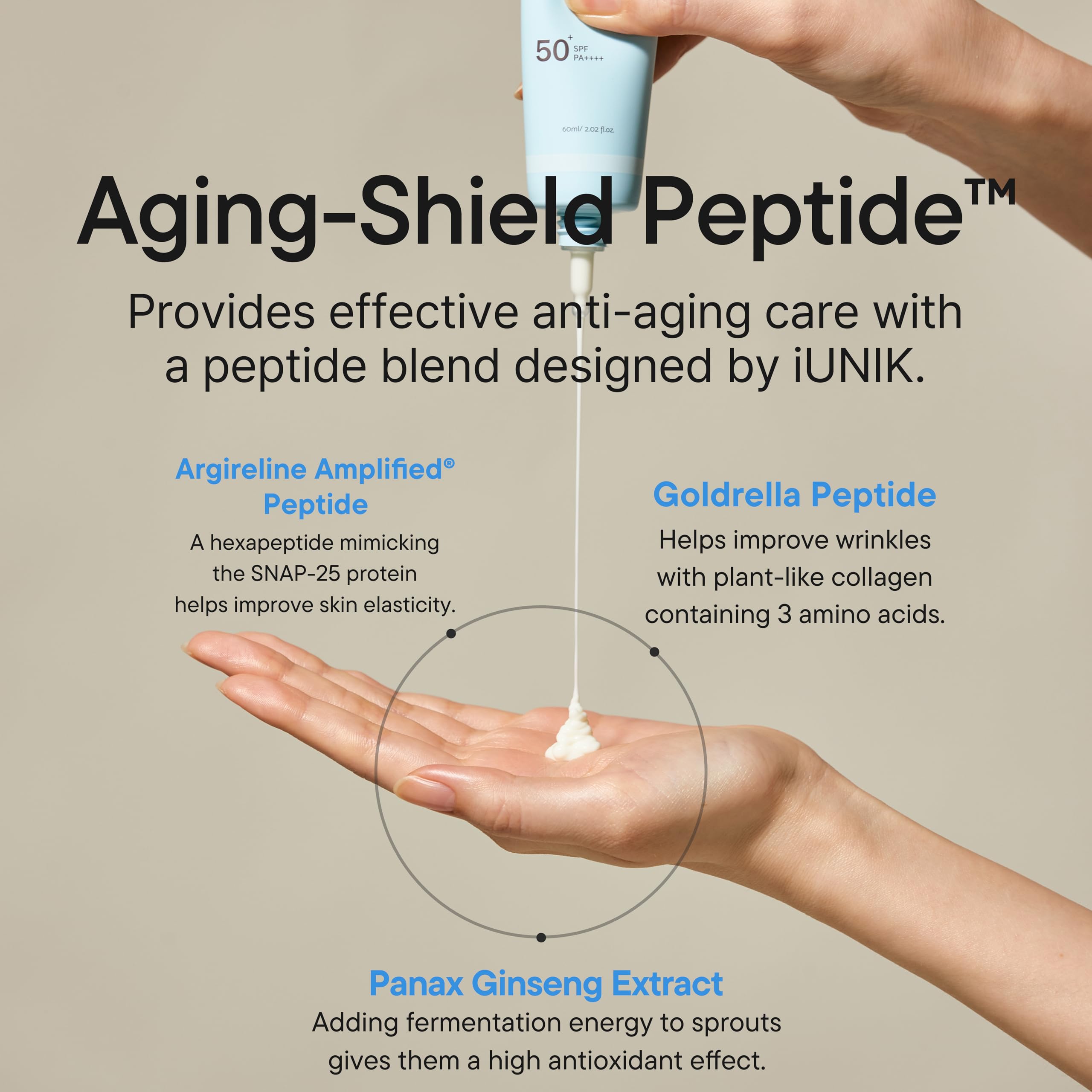 IUNIK Beta-Glucan Water Barrier Sunscreen SPF50+ PA++++ – Matte, No White Cast, Vegan
