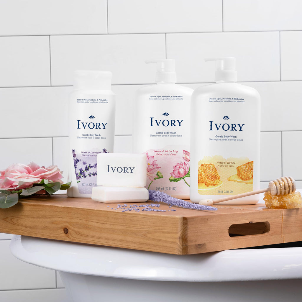 Ivory Lavender Body Wash, 21 oz – Gentle Lavender Cleanser