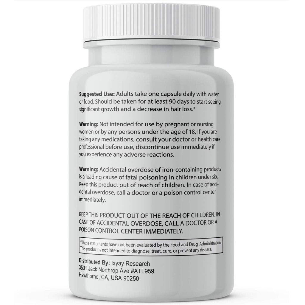 Finanutride | Natural DHT Blocker & Hair Growth Capsules | IXYAY RESEARCH