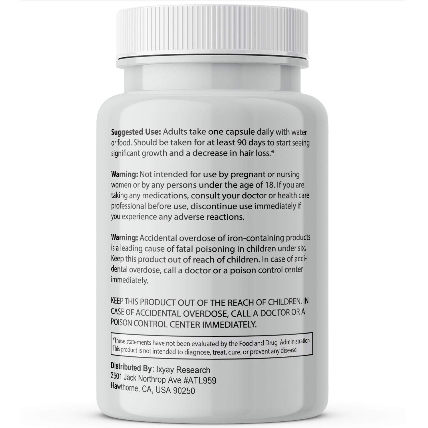 Finanutride | Natural DHT Blocker & Hair Growth Capsules | IXYAY RESEARCH