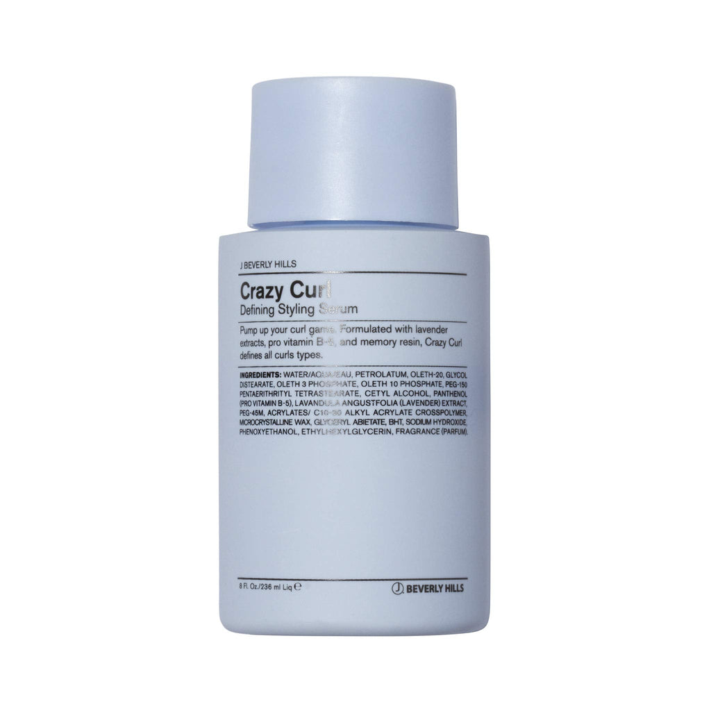 J Beverly Hills Blue Crazy Curl Defining Serum with Vitamin B5 – 8 oz